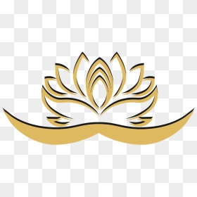 Emerge Skin - Gold Skin Care Logo Png, Transparent Png - lotus clipart png