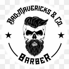 Badmavericks & Co - Logo Hair Stylist Man, HD Png Download - men hair only png