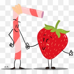 Strawberry - Valentine Card For Boyfriend Cheesy, HD Png Download - strawberry png images
