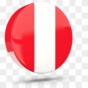 Glossy Round Icon 3d - Logo Peru 3d Png, Transparent Png - peru logo png