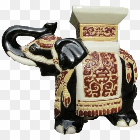 Ceramic Elephant - Elefantes Em Porcelana, HD Png Download - elephant png image