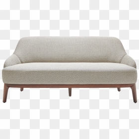 Web Eliza Sofa - Studio Couch, HD Png Download - wooden sofa png