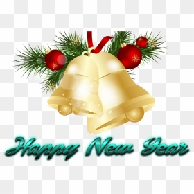 Happy New Year Png Free Background - Christmas Jingle Bell Png, Transparent Png - new year background png