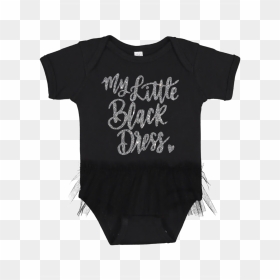 My Little Black Dress Baby Tutu Onesie It"s My Party - Girl, HD Png Download - kids dresses png