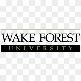 Wake Forest University Logo Png Transparent - Parallel, Png Download - wake forest logo png