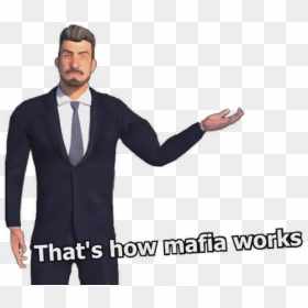 090 - Thats How Mafia Works Guy, HD Png Download - blazer png for photoshop