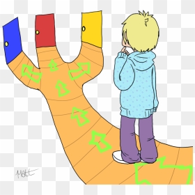 Child Making A Decision - Kids Making Decisions, HD Png Download - decision png