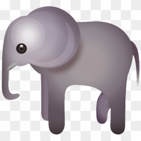 Elephant Emoji Png, Transparent Png - elephant png image
