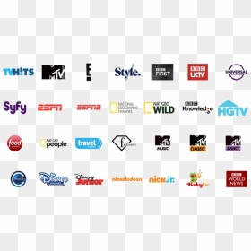 Tv Channel Logos - Different Channels On Tv, HD Png Download - tv network logos png