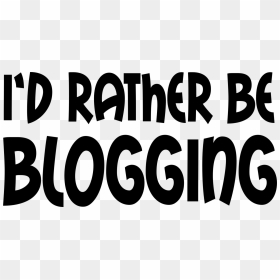 Black-and-white, HD Png Download - blogging png