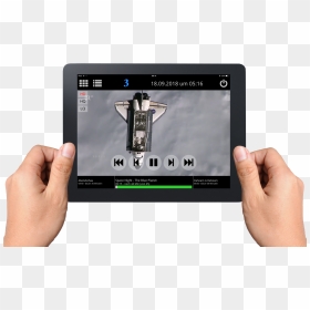 Phone - Tablet Computer, HD Png Download - ipad hand png