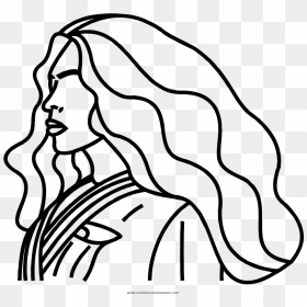 Beyonce Coloring Page - Beyonce Outline Drawing, HD Png Download - beyonce face png