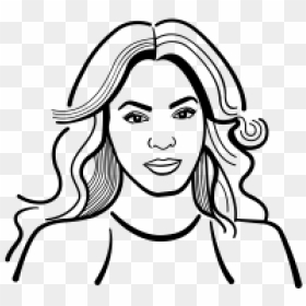 Line Wall Art Beyonce Metal Wall Hanging - Beyonce Clipart, HD Png Download - beyonce face png