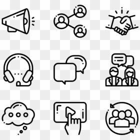 Talk Icon Vector Png, Transparent Png - talk icon png