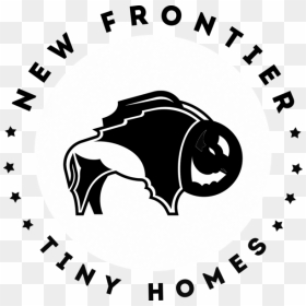 New Frontier Tiny Home Logo - Bison, HD Png Download - frontier logo png