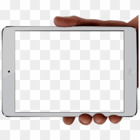 Hands Holding Ipad Png, Transparent Png - ipad hand png