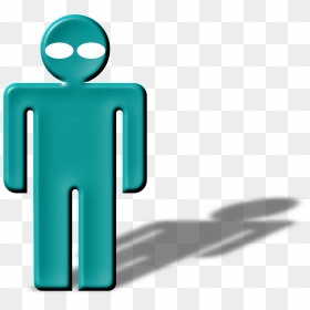 Another Shadow Man Clip Arts - Clipart Of Shadow, HD Png Download - cross shadow png