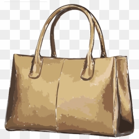 Brown,caramel Color,leather - Hand Bag Clipart, HD Png Download - leather bag png