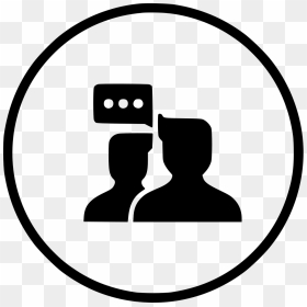 Group Talk Discussion Chat Communication Svg Png Icon - Icon Discussion Png, Transparent Png - talk icon png