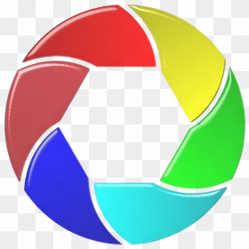 Colorful Shutter Icon Enhanced - Color Camera Lens Png, Transparent Png - soccer icon png