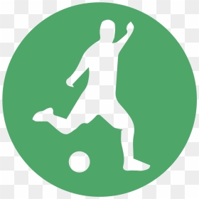 Ball Soccer Icons Png Green, Transparent Png - soccer icon png