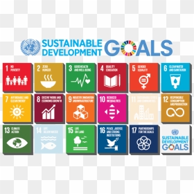 E 2018 Sdg Poster With Un Emblem2-01 - Unwto Sustainable Development Goals, HD Png Download - 15% png