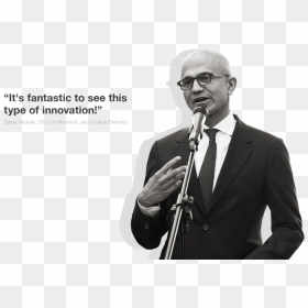 Sayta-nadella - Public Speaking, HD Png Download - blazer png for photoshop