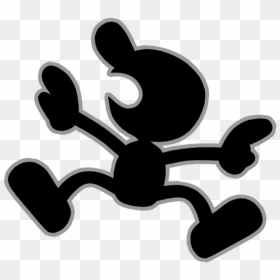 Game & Watch Png - Smash Bros Mr Game And Watch Render, Transparent Png - game and watch png