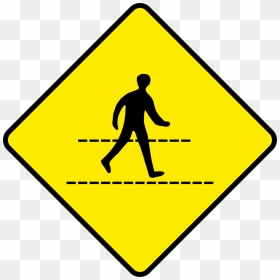Ireland Road Sign - Irish Pedestrian Road Sign, HD Png Download - pedestrian png