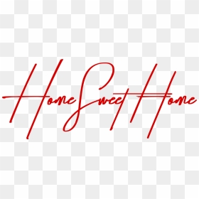 Home Transparent Red - Red Home Sweet Home, HD Png Download - home sweet home png