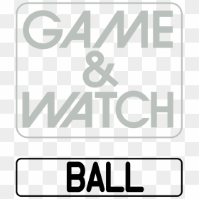Game And Watch Ball Logo, HD Png Download - game and watch png