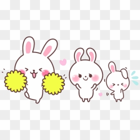 #cute #kawaii #animal #love #chibi #adorable #png #sticker - Chibi, Transparent Png - kawaii bunny png