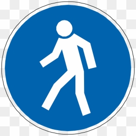 Iso 7010 M024 Svg, HD Png Download - pedestrian png