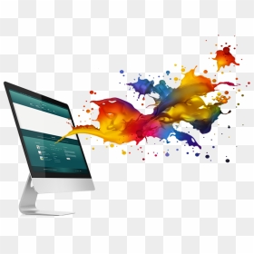Graphic Designer Computer Screen, HD Png Download - diseño grafico png