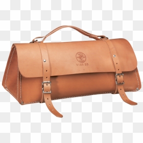 Leather Klein Tool Bag, HD Png Download - leather bag png