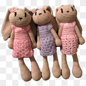 Kawaii Pink Bunny Girl , Png Download - Stuffed Toy, Transparent Png - kawaii bunny png