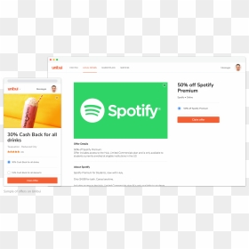 Sample Of Offers On Unibui - Spotify, HD Png Download - available on spotify png