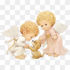 Puppy Clipart Angel - Cute Little Angels, HD Png Download - angeles png