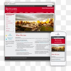Rutgers Hr - Website - Website, HD Png Download - rutgers png