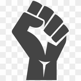 Black Power Fist Png - Raised Fist Logo, Transparent Png - protest sign png