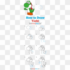 How To Draw Yoshi From Super Mario - Fortnite Llama Drawing Step By Step, HD Png Download - yoshi egg png