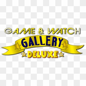 190kib, 1024x417, Game And Watch Gallery Deluxe Logo - Graphics, HD Png Download - game and watch png