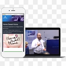 Hsh Course Displayed On Iphone And Laptop - Iphone, HD Png Download - home sweet home png