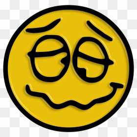 Smily Face With Design, HD Png Download - crazy person png