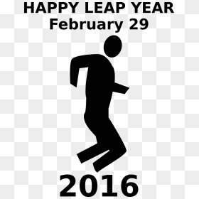 Happy Leap Year Clip Arts - Leap Year, HD Png Download - pedestrian png