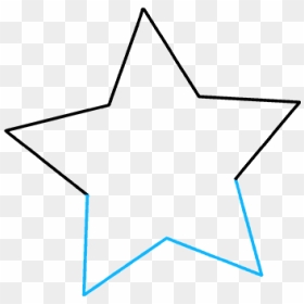 How To Draw A Shooting Star - Line Art, HD Png Download - shooting star vector png