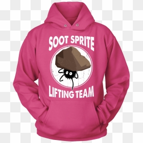 Soot Sprite Lifting Team T Shirts, Tees & Hoodies - Hoodie, HD Png Download - soot sprite png