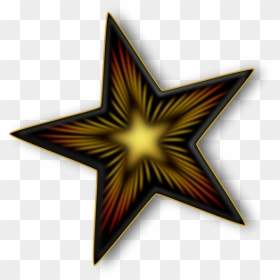 Dark Star Vector - Logo Bintang Emas Png, Transparent Png - shooting star vector png