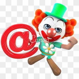 D Funny Clown Clipart , Png Download - Illustration, Transparent Png - crazy person png