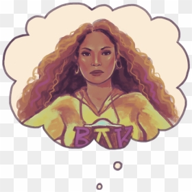 Illustration, HD Png Download - beyonce face png